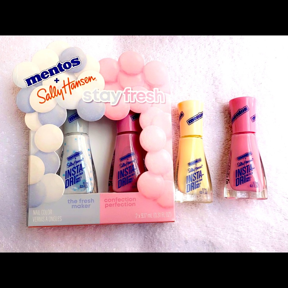 Insta-Dri x Mentos Nail Set Stay Fresh Duo + 2